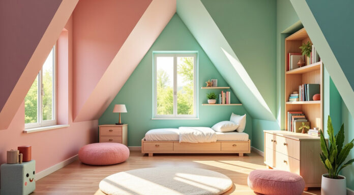 A Guide for Cleaning Your Kids’ Rooms & Other Areas Kids Room in the Attic. Photo via StockCake