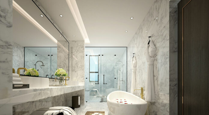 Tips To Create a Spa-Like Bathroom in Your Home Spa-Like Bathroom. Photo via Getty Images via unsplash