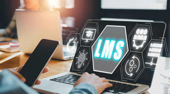 Why Hospitality Businesses are Turning to LMS for Staff Training LMS, Learning Management System concept, Business person using l