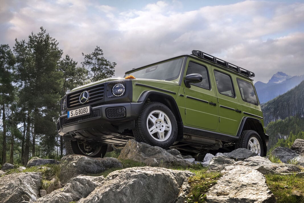 Mercedes Benz G Class retro-infused G Wagon front view