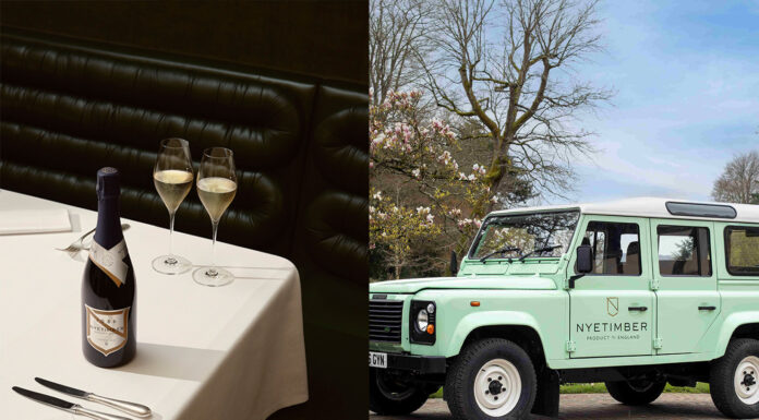 Nyetimber Triumphs over Champagne Legends at London Wine Fair Nyetimber Landrover + Champagne