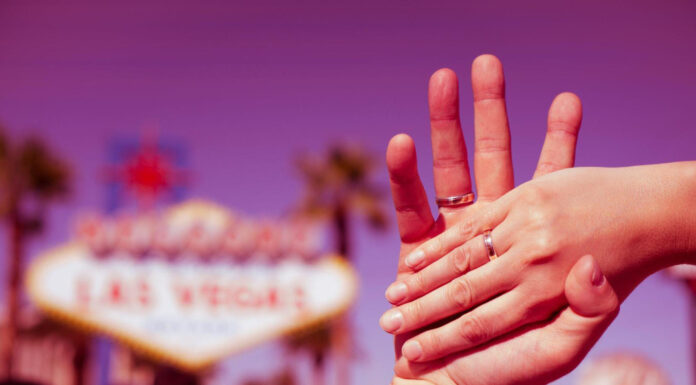 Make It Official With the Ultimate Checklist for Your Spontaneous Vegas Elopement Wedding elope in Las Vegas. Photo via adobe stock