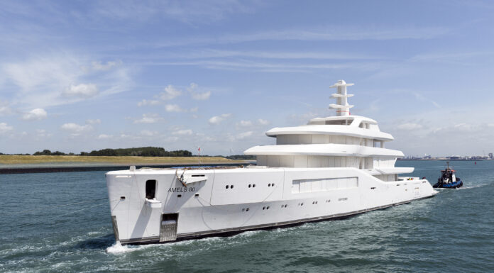 It’s an Exciting Time for Luxury Yachting: Enter the Amels 80 Amel 80 Yacht front view