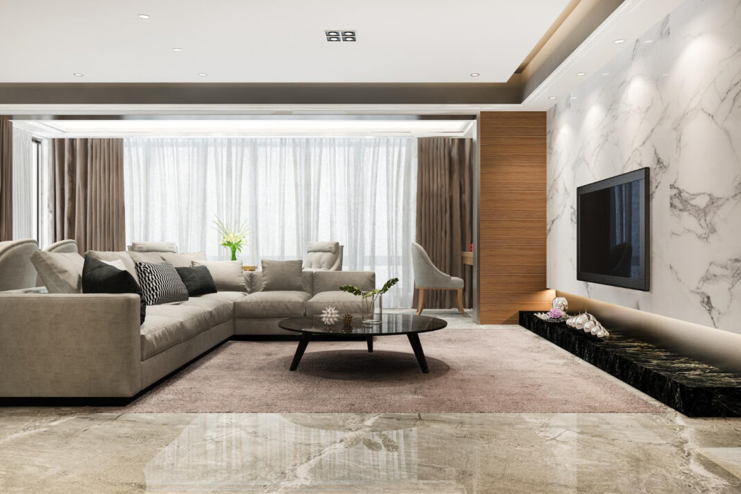 Beautiful warm and inviting living room. Photo via freepik