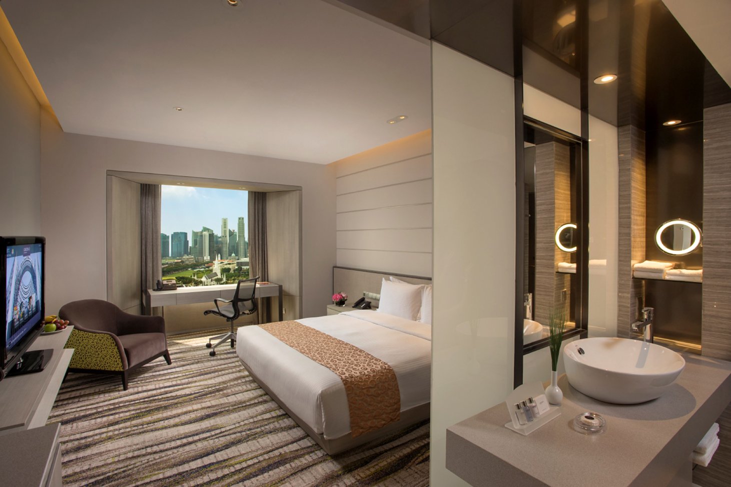 Carlton Hotel Singapore Deluxe Room with Day View