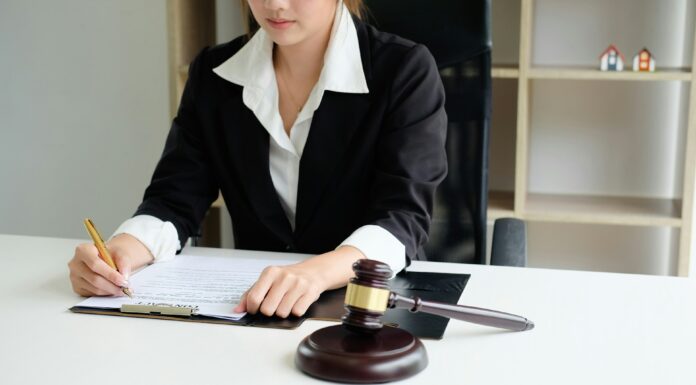 The Divorce Lawyer’s Role in High-Conflict Breakups Divorce lawyer drawing a contract for her client. Photo by Getty Images via unsplash