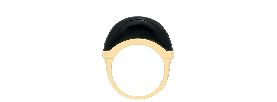 Luna Mini Ring Black Onyx