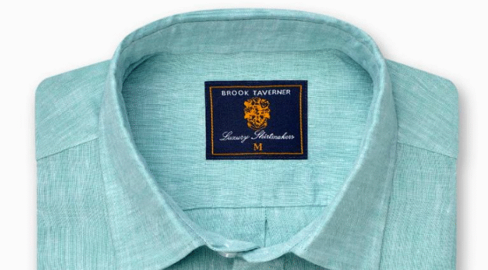 Brook Taverner, The Best Shirt a Father Can Get mint color Brook Taverner shirt
