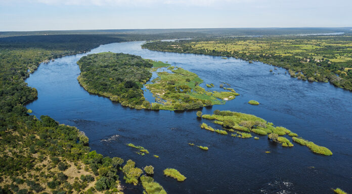 Tranquil Tsowa Safari Island, A Paradise of Serenity Tsowa Safari Island Birds Eye
