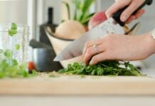 Working on her cooking skills at Home. Photo by Alyson Mcphee via unsplash