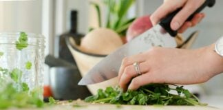 Working on her cooking skills at Home. Photo by Alyson Mcphee via unsplash