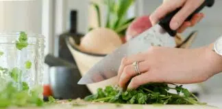 Working on her cooking skills at Home. Photo by Alyson Mcphee via unsplash