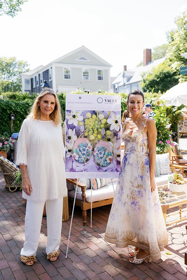 Silvia Furmanovich and Katherine Jetter, founder The Vault Nantucket Silvia Furmanovich and Katherine Jetter, founder The Vault Nantucket