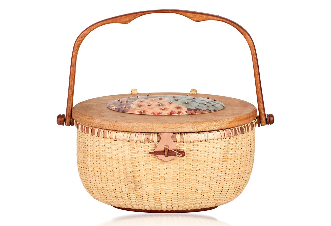 Marquetry Nantucket basket purse Marquetry Nantucket basket purse