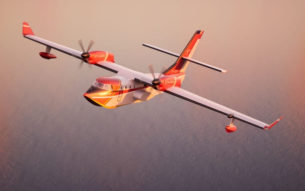 Hynaero Amphibious Aerial Firefighter Aircraft made in France