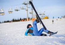 Injury while on a ski travel. Photo by Anatoliy Gleb via adobe