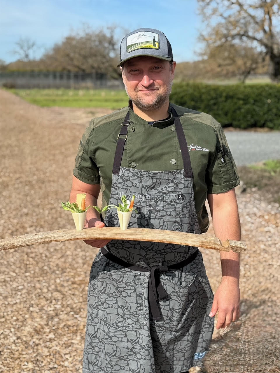 Estate Chef Sasha of Jackson Family Wines Estate Chef Sasha of Jackson Family Wines