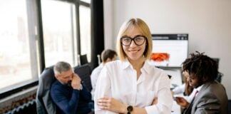 Workforce organized and happy. Photo via pexels by Yankrukov