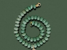 Adina's Sage Green Gemstone Necklace
