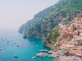 Panorama of famous and beautiful Positano, Amalfi Coast, Italy.