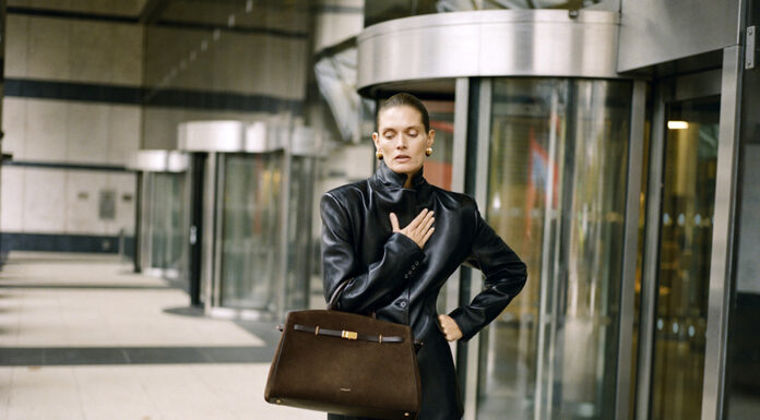 DeMellier AW25: Strength, Style, and Sustainable Luxury Hudson Mocha Suede and Smooth DeMellier AW25 Campaign