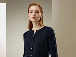 LILYSILK Baby Cashmere Cable-Knit Cardigan