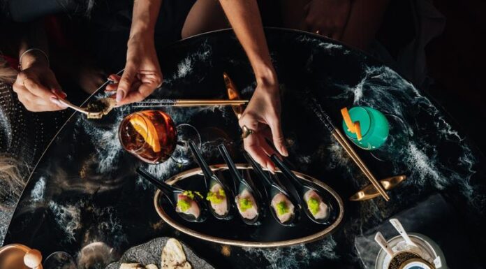 Inside the One-Night-Only Omakase Experience at NYFW Sora Caviar Sushi