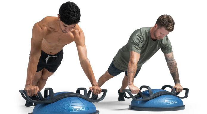 BOSU Ball Workouts at Home | Balance, Strength & Fun Fitness THE HELM Bosu Ball