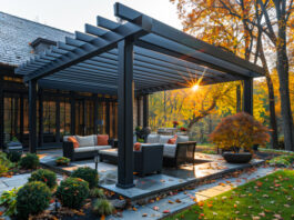 aluminum pergola