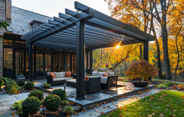 aluminum pergola