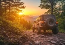 jeep wtih a hard top