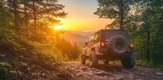 jeep wtih a hard top
