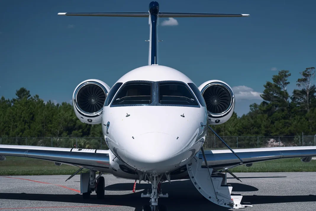 Saudi Private Aviation front jet