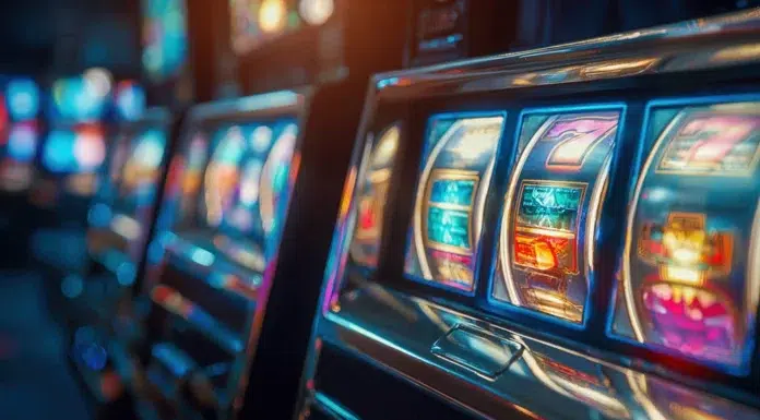 Shaping Play: The Power of Themes in Modern Slots close-up-of-modern slot-machines-in-a-casino where you can play games