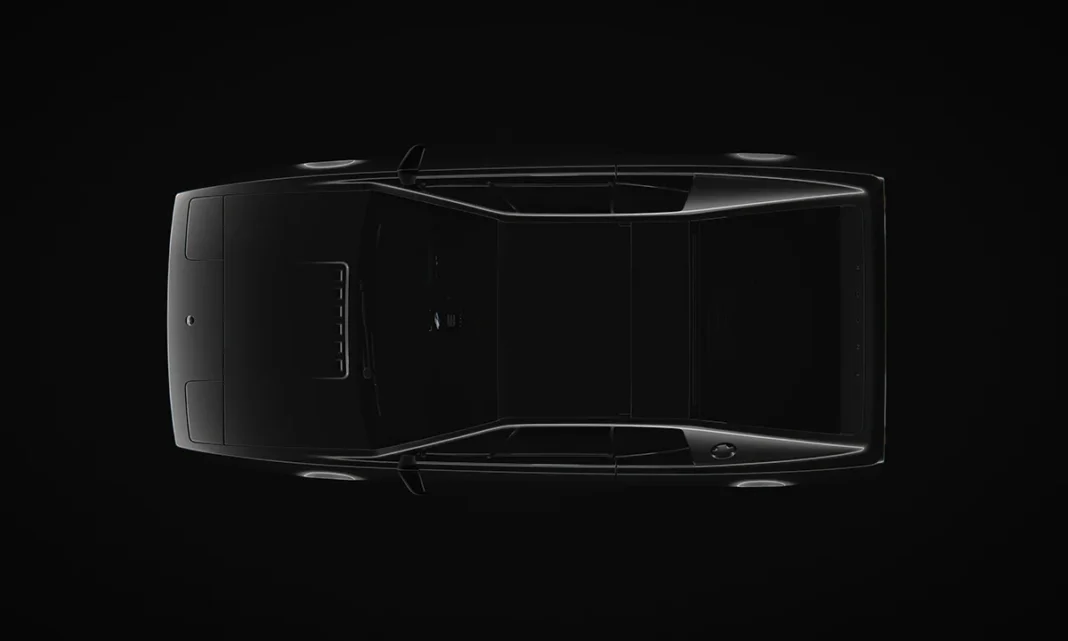 top view of the James Bond iconic Lotus Esprit supercar