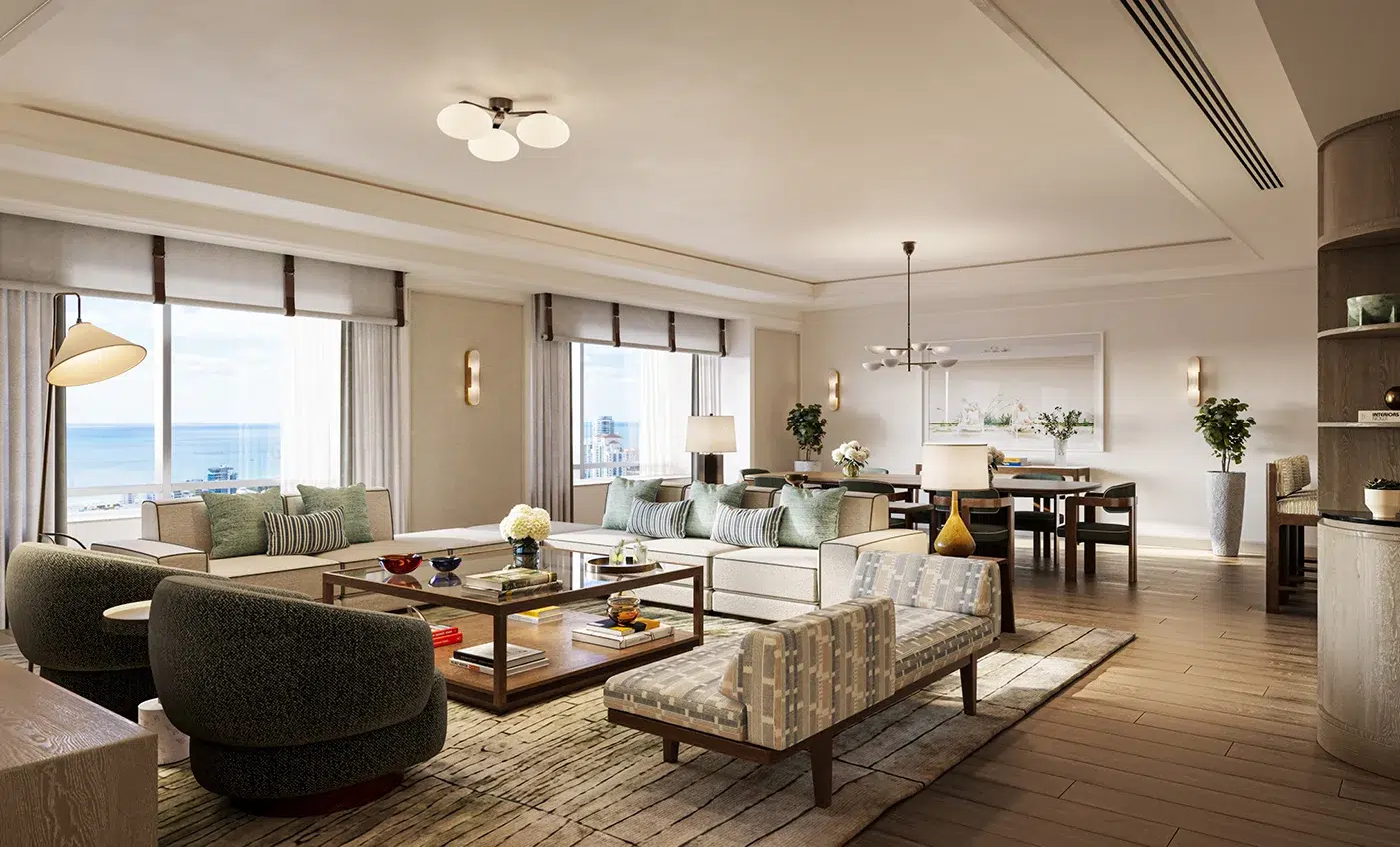 Miami Four Season Hotel Penthouse main living room Miami Four Season Hotel Penthouse main living room