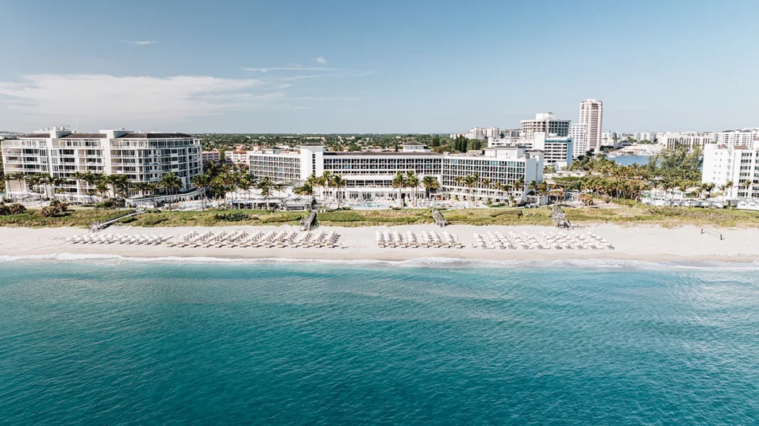 The Boca Raton Beach Club aerial view The Boca Raton Beach Club aerial view