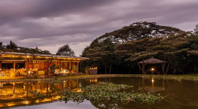 A Serene Escape at Hemingways Eden Residence The Deck and egg bar evening view