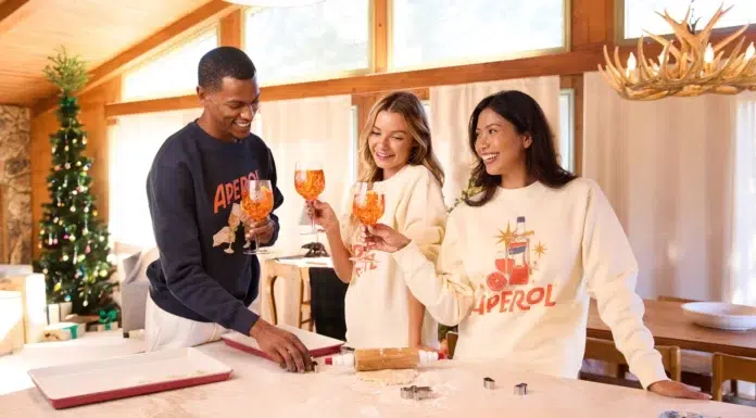 Aperol Unveils a Playful Holiday Collection With Nina Dobrev A SEASON TO SPRITZ