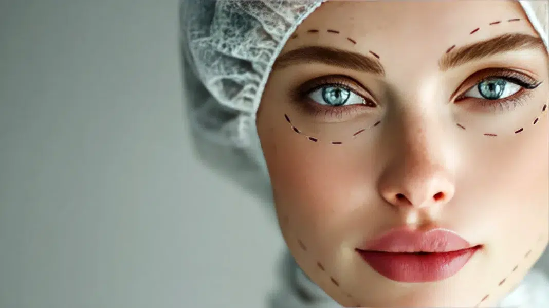 A woman preparing to have a deep plane facelift. Photo via medium-vecteezy A woman preparing to have a deep plane facelift. Photo via medium-vecteezy