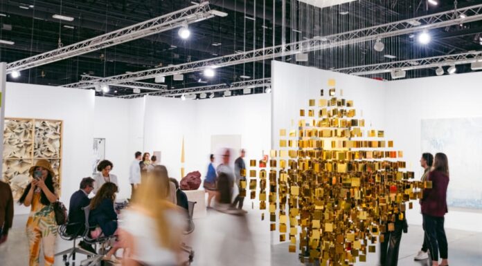 Best Whisky Exhibitions in Miami Art Basel Gallery Installation (Nara Roesler – Art Basel Miami). Courtesy of ArtBasil 2024
