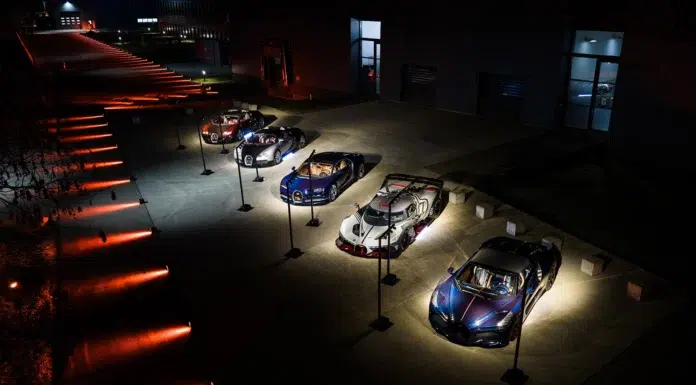 Where Heritage Meets Celebration: Bugatti at Molsheim BUGATTI-Christmas dinner with a display of bugatti automobiles