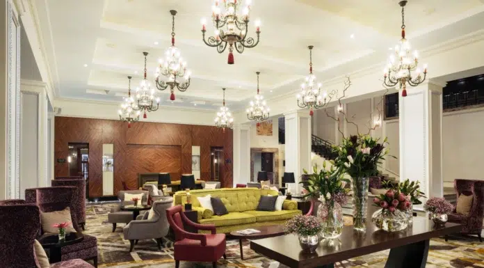 Riga in Refined Style: A Stay at Latvia’s Only Five-Star Luxury Hotel Lobby lounge of the Grand Hotel Kempinski Riga