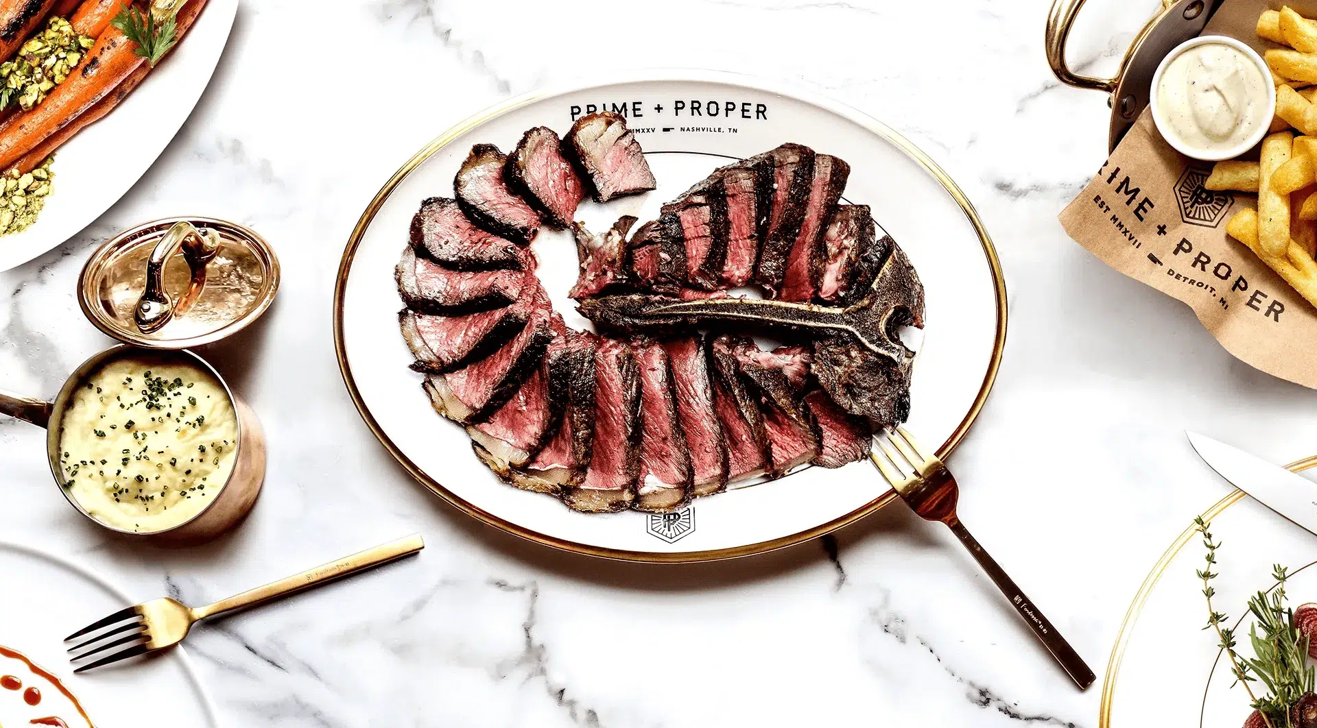 Photo courtesy of Prime + Proper Steakhouse in Detroit Photo courtesy of Prime + Proper Steakhouse in Detroit