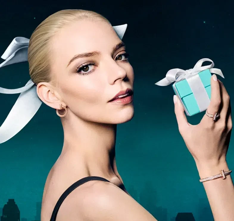 Tiffany & Co. 2025 Holiday Campaign Starring Anya Taylor-Joy. Photo courtesy of Tiffany & Co. Tiffany & Co. 2025 Holiday Campaign Starring Anya Taylor-Joy. Photo courtesy of Tiffany & Co.