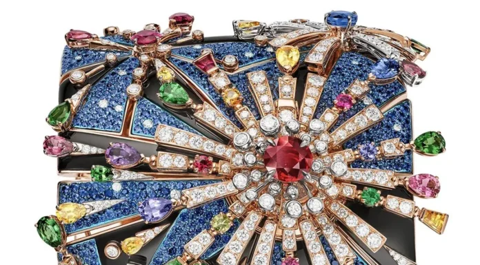 The Year’s Haute Joaillerie Masterpieces Bulgari Fuochi d’Artificio High Jewelry Manchette