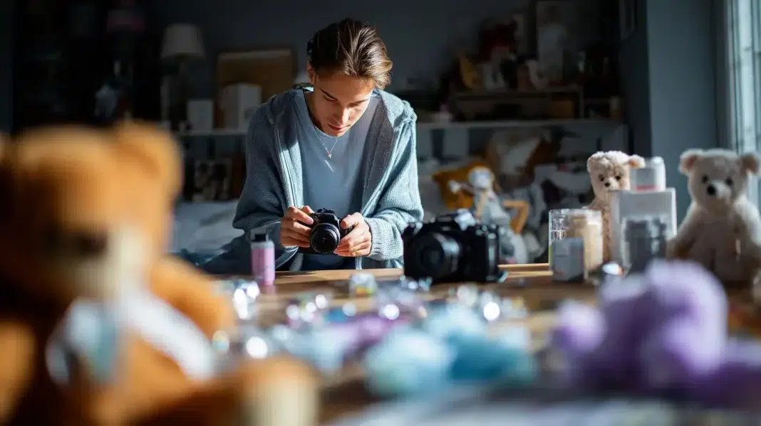 A men accessing his digital hobby at home. Photo vecteezy-medium A men accessing his digital hobby at home. Photo vecteezy-medium