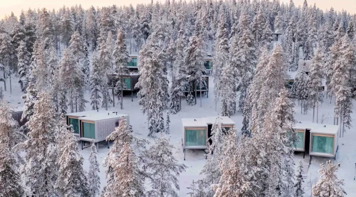 The World’s Most Enchanting Winter Luxury Hotels Arctic TreeHouse Hotel — Rovaniemi, Finland