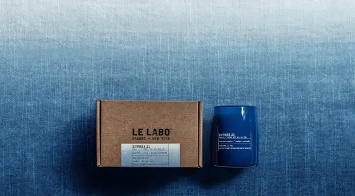 Le Labo Fragrances Presents CYPRÈS 21 INDIGO Candle Home Indigo Candle Box