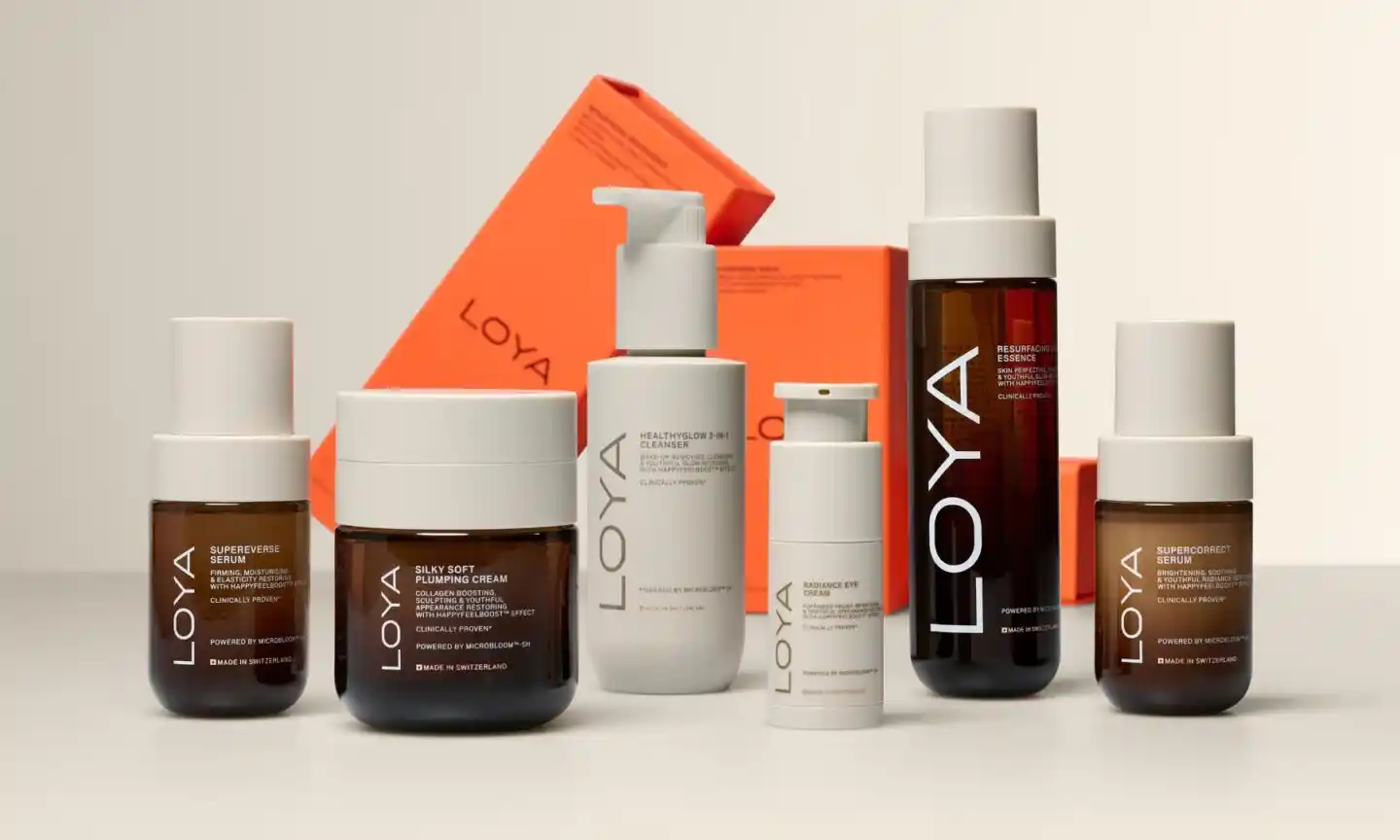 Loya Luxury Skincare products Loya Luxury Skincare products